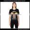 New Womens Cotton Silk Screen Printed T-Shirt Customize Ladies O neck Short Sleeve Printed T Shirts