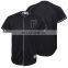 Baseball button up jersey,baseball jersey design black white patchwork,baseball jersey black and white