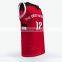 sublimation custom sleevesless new custom basketball top