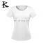 Custom blank dri fit breathable running t shirt for women