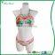 Custom wholesale open sex girls/woman/men triangle bikinis swimwear fabric