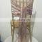 Graceful Popular High Quality Rose Gold Sequin Chair Sash