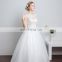 HS1607 Vintage Applique Sleeveless Customized Plus Latest Bridal Wedding Gown Design