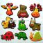 Hot selling 2016 cute animals shaped magnetic magnet for fridge decor