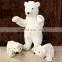 Customized realik stand polar bear stuffed plush toys for kids