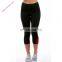 New Active Black High Waisted Workout Running Tights Woman Leggings