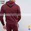 Wholesale mens tracksuit 100% cotton fabric sports wear
