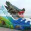 Jurassic Park Strong PVC inflatable dinosaur long water slide giant inflatable kids slide track