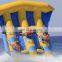 A Large Sideways-E-shaped Summer Towable Water Game Inflatable Flying Fish