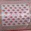 High quality peach hotel single bedsheet size indian block print disposable bedsheet for hospitals