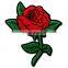 high quality custom iron on embroidery patch flowers