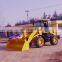 2.5ton wheel loader with lawn mower and log grappler