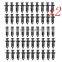 100x Car 8mm Dia Hole Plastic Rivets Fastener Auto Fender Bumper Push Pin Clips