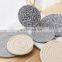 I@home Solid Color Kitchen Pot Cup Insulation Round Table Mat Linen Placemats