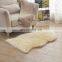 heart shape area carpet faux fur rug