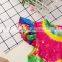 Baby Girls Summer Dress Print Rainbow Girls Dress Boutique Children Clothes Kids Party Dress
