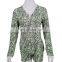 Summer alluring printing ladies jumpsuits and bodysuits pajamas women onesie