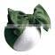 7Inch 20Colors Girls Big Bow Headband Large Hair Bows Solid Elastic Turban Head Wraps