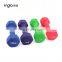 Exercise Sport Fitness Portable Colorful Gym Fitness Plastic Dip Dumbbell