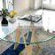 12mm round tempered glass furniture glass table top