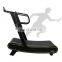 semi-commercial Gym Home Professional running machine non Motorized curved manual Treadmill For Home Gym Equipment