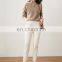 Women Casual Cashmere Straight Loose Cropped Pants