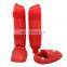 Karate Uniform Taekwondo Gloves Adult Children Leg Protector Arm Warmer Foot Guard Shin Leather Belt Boxing Martial Arts Gear
