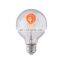 New LED Flame Bulb Flower Design Wick Decorative G80 3W Clear Glass Shell E26 E27 Lamp Holder Vintage Table Holiday Light