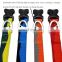 New design dog collar durable using low price pet collar double colors graceful and adjustable running leash