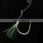 Mustad Double Barbed String Steel Assist Jig Hook blue Feature  Fishing Hook