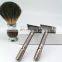 Classic type zinc alloy material eyebrow facial shaving razor with stainless steel blade