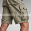 High fashion custom logo gym fashion running cargo pockets green shorts for men 2021