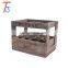 Custom stackable Multipurpose storage natural handmade wooden wine crate
