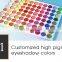 private label cardboard makeup packaging palette magnetic empty eyeshadow palette box