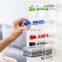 6 Slots Wall Mounted Clear Acrylic Curved Design Dry Erase Marker & Eraser Holder Organizer Rack