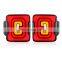 Euro Version Smoke Led Taillights Brake Turn Signal Lights For Wrangler JL 2018-2022