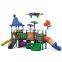 Promotion commercial equipment plastic slides for kids preschool playground toys