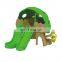 Good quality Garden plastic play house for kids with slide little kids mushroom playhouse