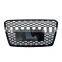 RS8 front grille for Audi A8 S8 D4 D5 center honeycomb grill Refit for A8 S8 accessories Rs8 grill 2015 2016 2017 2018