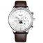 GUANQIN GQ12003 New Arrival Luxury Military Sports Genuine Leather Strap Calendar Analog Quartz Men Wristwatch