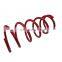 Hot Sale Red Color Right Resorte Shock Spring  6x12.5mm  For Toyota Probox