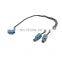 Radio Antenne Adapter Antenna Cable - 2 x FAKRA For VW SKODA AUDI