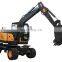 7.0 Ton Civil Construction Full Hydraulic Wheel excavator