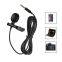 Portable all-round Harvest Easy Lapel Clip On System Mic Lavalier Microphone for Android phone, recording, live proadcast