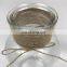 New Design Wholesale Wedding Nordic Home Decorative Normal Size Tabletop Clear Flower Hemp Rope Glass Vase
