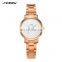 SINOBI Rose Gold Couple Watches Wrist S9822G Light Luxury Pair Watch Minimalism Lovers Gift Handwatches