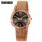 New Arrival Skmei 9252 Luxury Lady Quartz Watch Gold Wristwatch Stainless Steel Strap 30 Meters Water Resistant