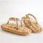 Hot Sale Summer Straw house slippers water hyacinth sandals Vietnam Manufacturer