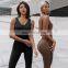 Ready To Ship Long Length One Piece Ladies Dance Bodysuit Cross Back Straps Fitness Gym Yoga Jumpsuit Activewear For Women