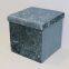 Ice Velvet ottoman-Blue